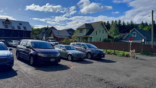 Boise Eliot Elementary School Parking Lot in Portland