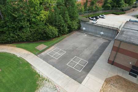 Burnette Elementary School Outdoor Basketball Courts in Suwanee