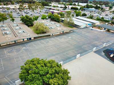Curie Elementary School Outdoor Basketball Courts in San Diego