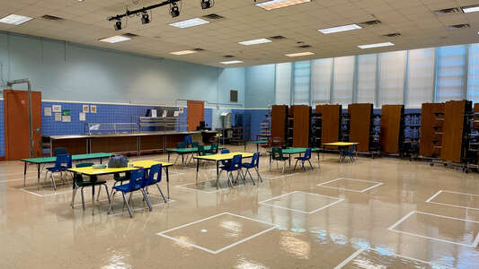 De Zavala Elementary Cafeteria in Houston