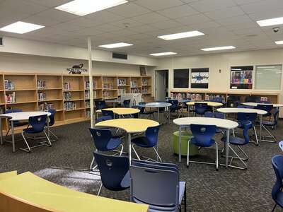 Bradley Elementary School Library in Columbia