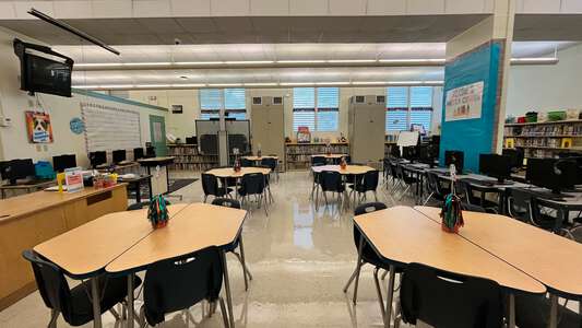 Flagami Elementary School Library in Miami