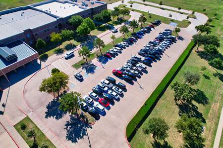 Hillwood Middle School Parking Lot South in Fort Worth