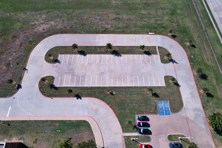 Hillwood Middle School Parking Lot South in Fort Worth