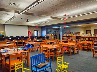 Princeton Elementary School Media Center in Orlando