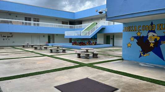 Joella Good Elementary School Courtyard in Hialeah