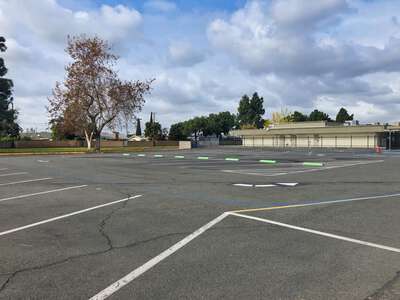 Morningside Elementary School Parking Lot in Garden Grove