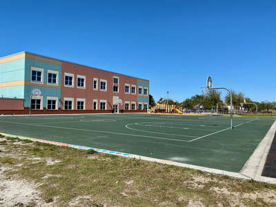 Wyndham Lakes Elementary School Outdoor Basketball Courts in Orlando