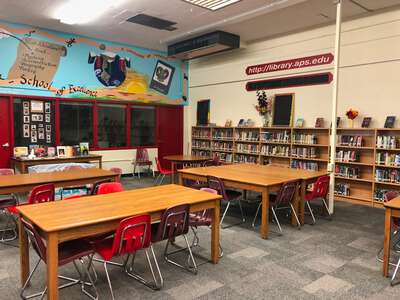 Roosevelt Middle School Library in Tijeras
