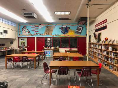 Roosevelt Middle School Library in Tijeras