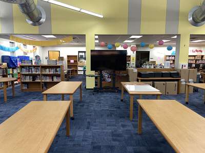Overton Elementary School Library in Austin