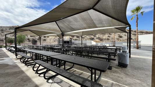 Granite Hills School Outdoor Lunch Area 1 in Perris