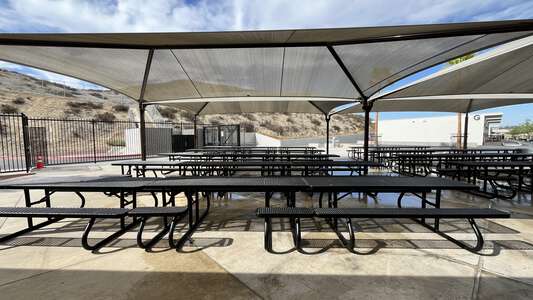 Granite Hills School Outdoor Lunch Area 1 in Perris