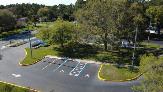 W. D. Hartley Elementary School Parking Lot - Front in St. Augustine 2
