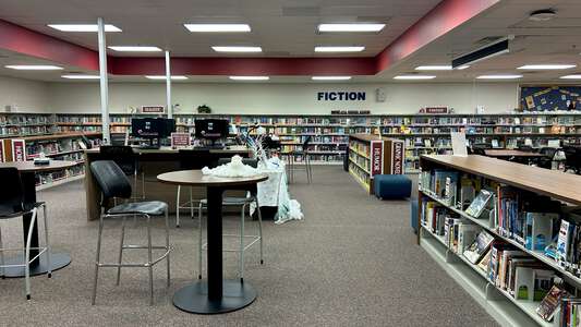 Osborne Middle School Library in Hoschton