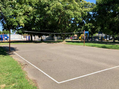 Martone Elementary School Outdoor Volleyball Courts in Modesto
