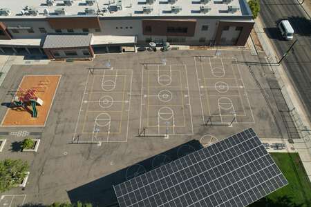 Vang Pao Elementary School Outdoor Basketball Courts in Fresno 2