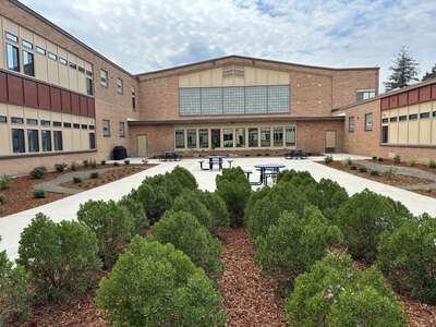 Lakes Middle School Courtyard in Coeur d' Alene
