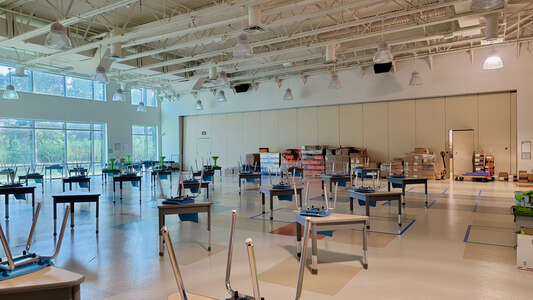 Mark White Elementary Cafeteria in Houston