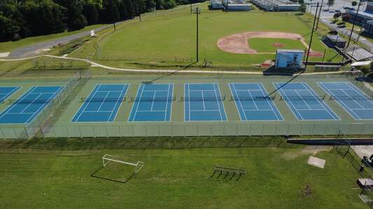 Olympic High School Tennis Courts in Charlotte 3