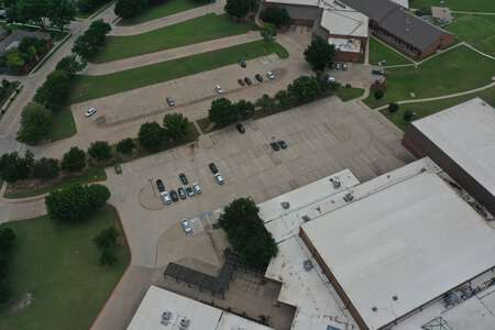 Coppell Middle School East Parking Lot - Front - CMSE in Coppell