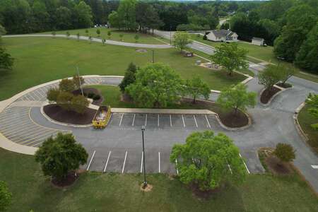 Clayton Middle School Parking Lot - Front in Clayton