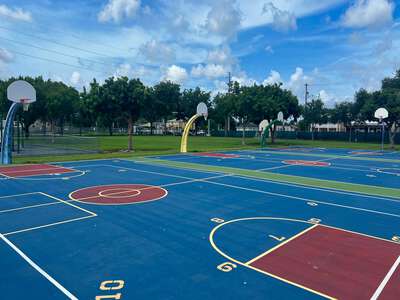 Laura C. Saunders Elementary School Outdoor Basketball Courts in Homestead