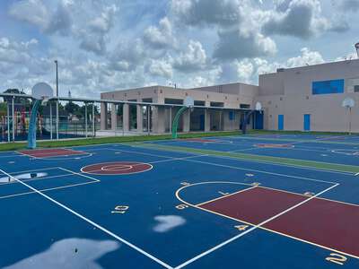 Laura C. Saunders Elementary School Outdoor Basketball Courts in Homestead