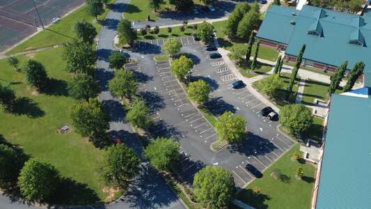 Elbert Edwin Waddell High School Parking Lot - Tennis Courts in Charlotte 2