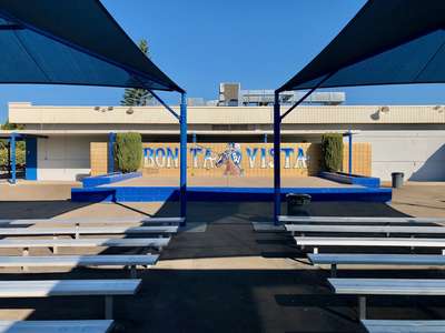 Bonita Vista Middle School Quad (lunch tables) in Chula Vista