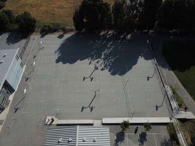 Ralston Intermediate School Outdoor Basketball Courts in Belmont