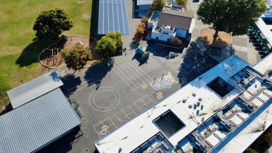 Oster Elementary School Outdoor Area in San Jose