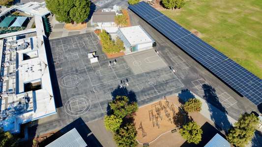 Oster Elementary School Outdoor Area in San Jose