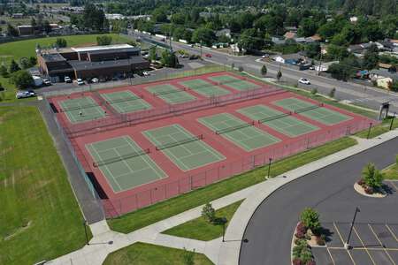 Ferris High School Tennis Courts in Spokane