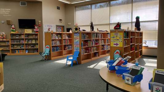 Pine Meadow Elementary School Library in Pensacola