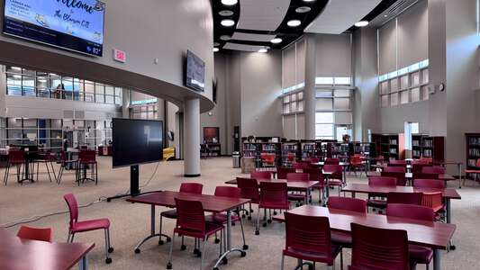 Blanson Career and Technical Education High School Library in Houston