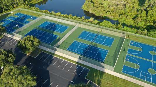 Seven Springs Middle School Tennis Courts in New Port Richey