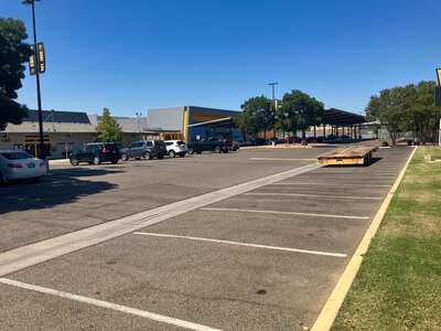 Edison High School Parking Lot - Front in Fresno