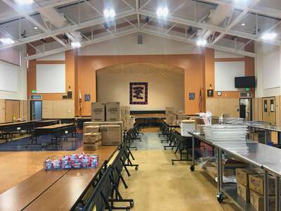 Helms Middle School Multi Use Room in San Pablo