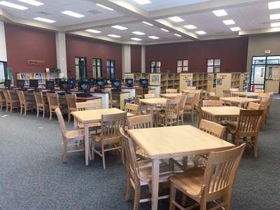 Ryon Middle School Library in Richmond