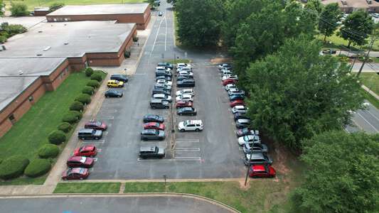 Lebanon Road Elementary School Parking Lot - Front in Charlotte 2