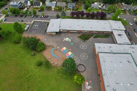 Lewis K-5 School Blacktop in Portland