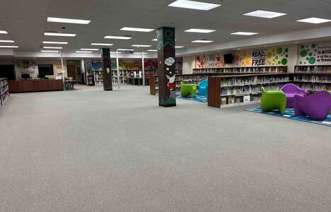 Roberts Elementary School Media Center in Suwanee