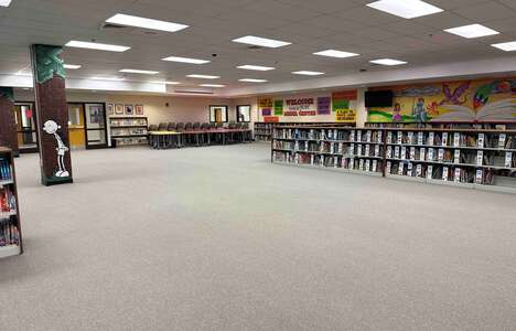 Roberts Elementary School Media Center in Suwanee