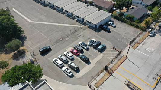 Lindbergh Elementary School Parking Lot - Rear in Lynwood