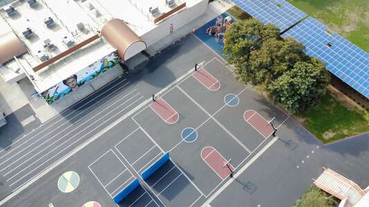 Buford Elementary School Outdoor Basketball Courts in Lennox