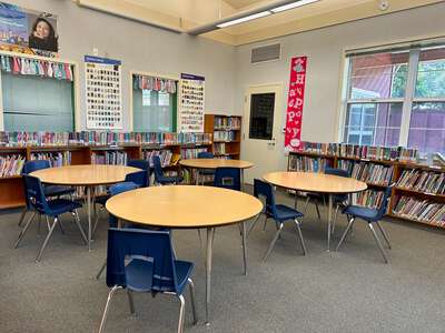 Valley Vista Elementary School Library in Petaluma