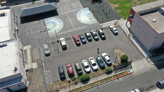 Lincoln Elementary School Parking Lot in Lynwood