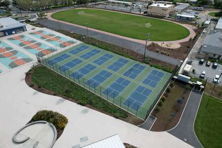 South Valley Middle School Pickleball Courts in Gilroy