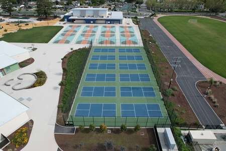 South Valley Middle School Pickleball Courts in Gilroy